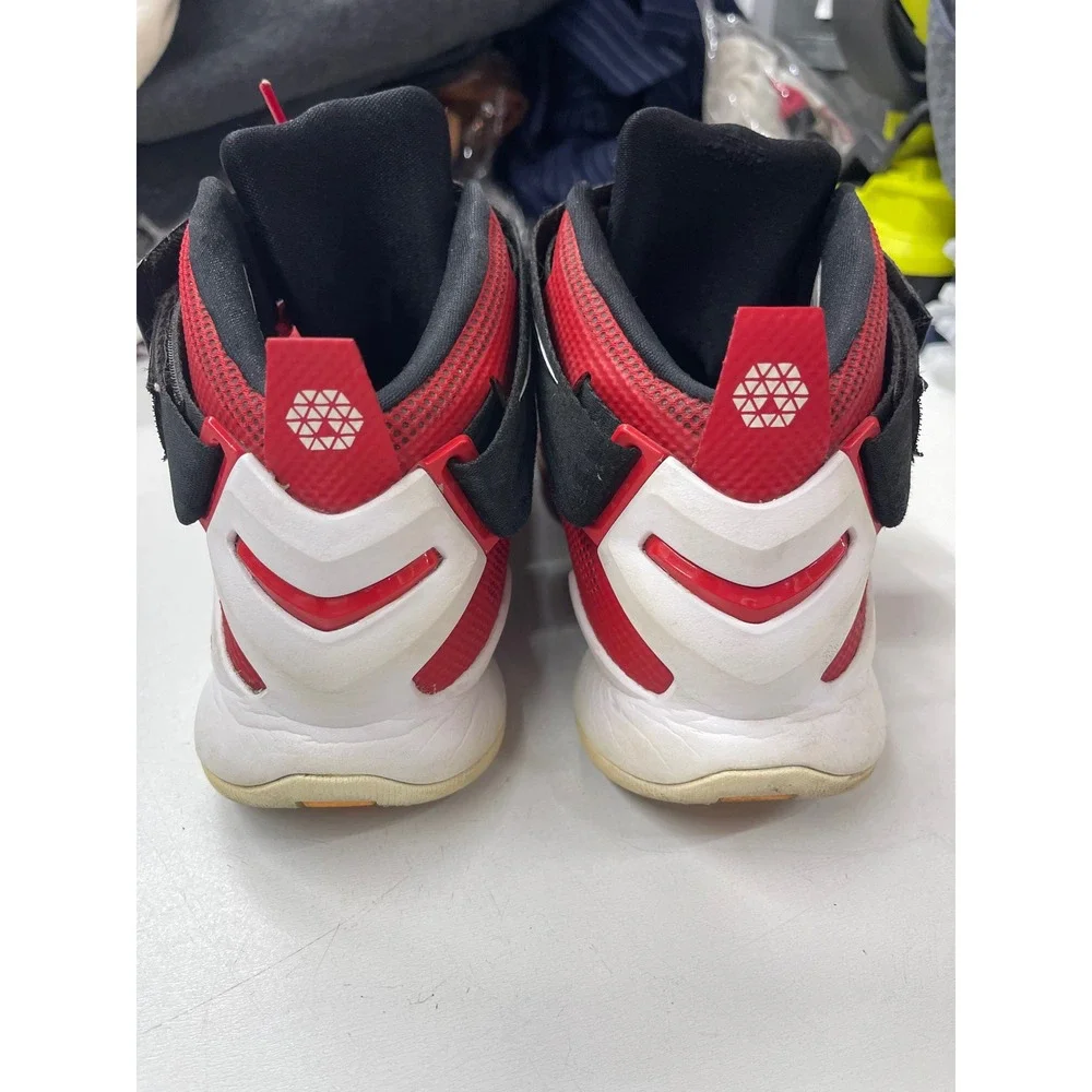 Nike LeBron Soldier 9 University Red Black White 749417-606 Mens 11.5 Basketball